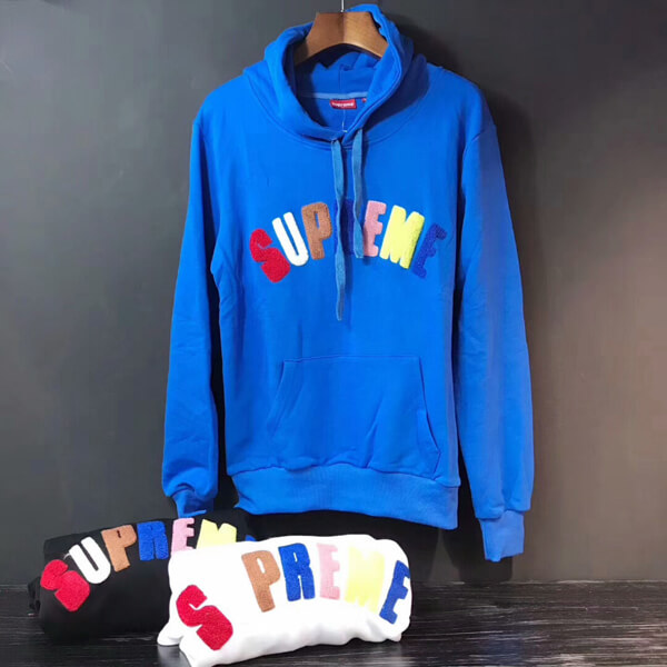 シュプリーム×ルイヴィトン シュプリーム×ルイ・ヴィトンスーパーコピー  2017年新作 Sweatshirt Hooded 限定 コラボ フード付き ヴィンテージ